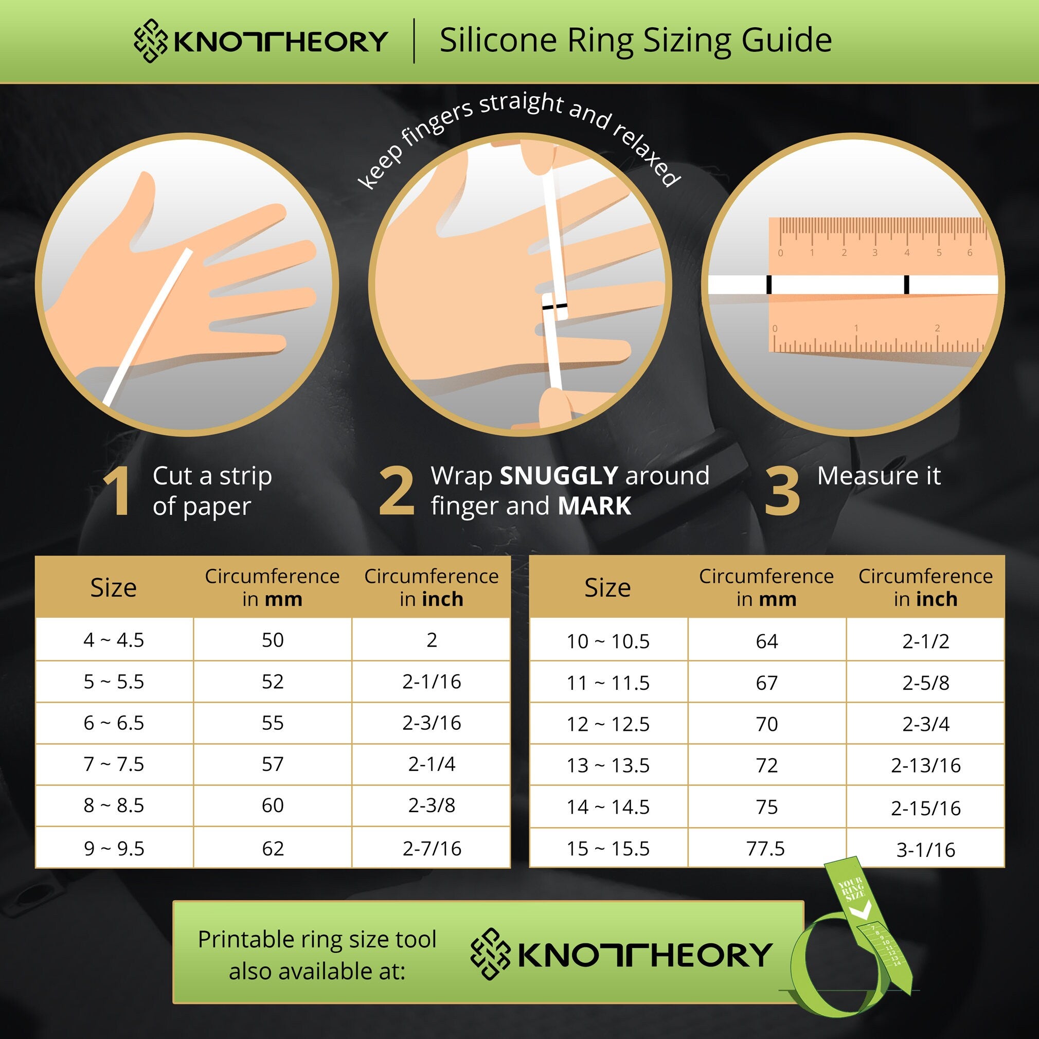 Black Marble Bevel Edge Breathable Silicone Ring for Men