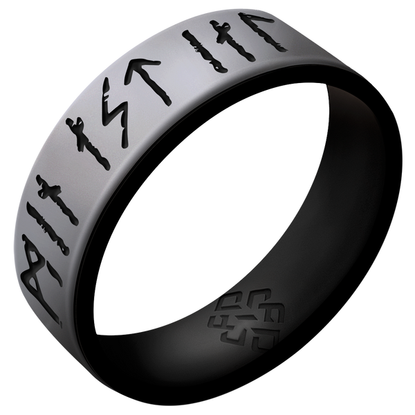 My Love Forever Viking Ring on Dual Layer 6mm
